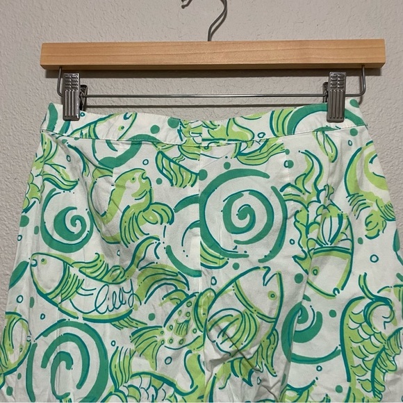 Lilly Pulitzer Vintage Cropped Pants with Fish Pattern - Picture 8 of 11